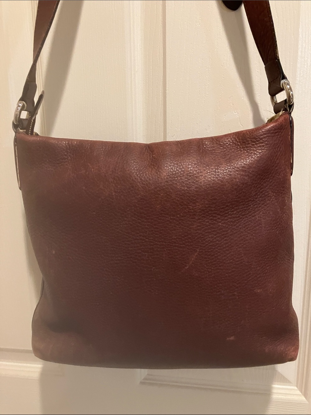Gucci Soho Interlocking GG Crossbody Bag Wine Bordeaux Leather - Picture 3 of 14